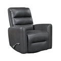 Fauteuil inclinable et pivotant avec revêtement en similicuir