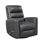 Fauteuil inclinable et pivotant avec revêtement en similicuir