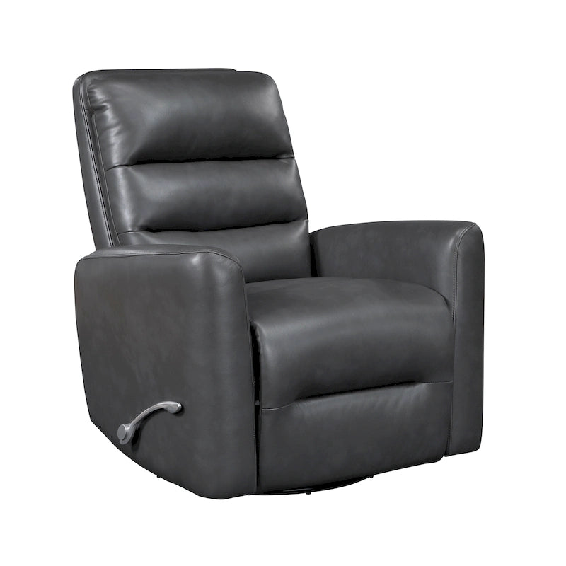 Fauteuil inclinable et pivotant avec revêtement en similicuir