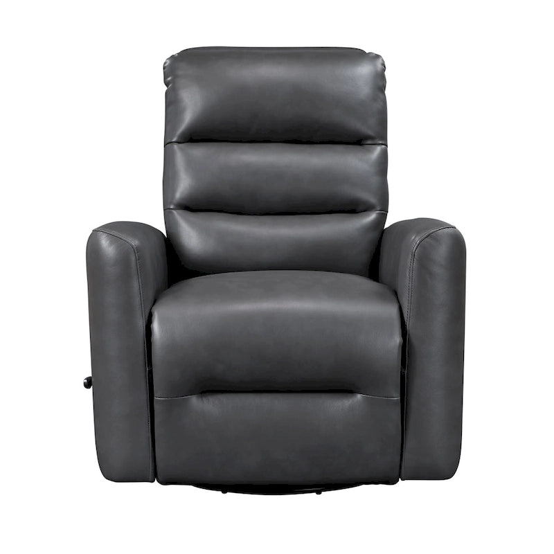 Fauteuil inclinable et pivotant avec revêtement en similicuir