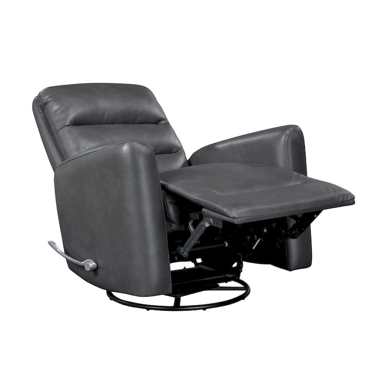 Fauteuil inclinable et pivotant avec revêtement en similicuir