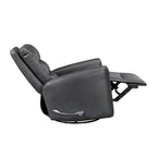 Fauteuil inclinable et pivotant avec revêtement en similicuir
