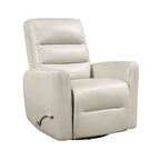 Fauteuil inclinable et pivotant avec revêtement en similicuir