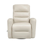 Fauteuil inclinable et pivotant avec revêtement en similicuir