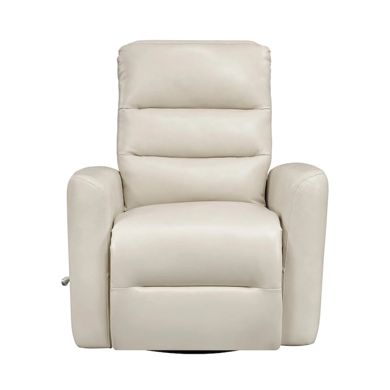 Fauteuil inclinable et pivotant avec revêtement en similicuir