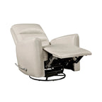 Fauteuil inclinable et pivotant avec revêtement en similicuir