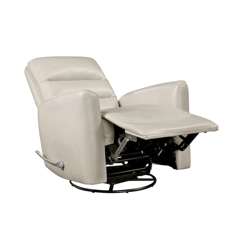 Fauteuil inclinable et pivotant avec revêtement en similicuir