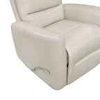 Fauteuil inclinable et pivotant avec revêtement en similicuir