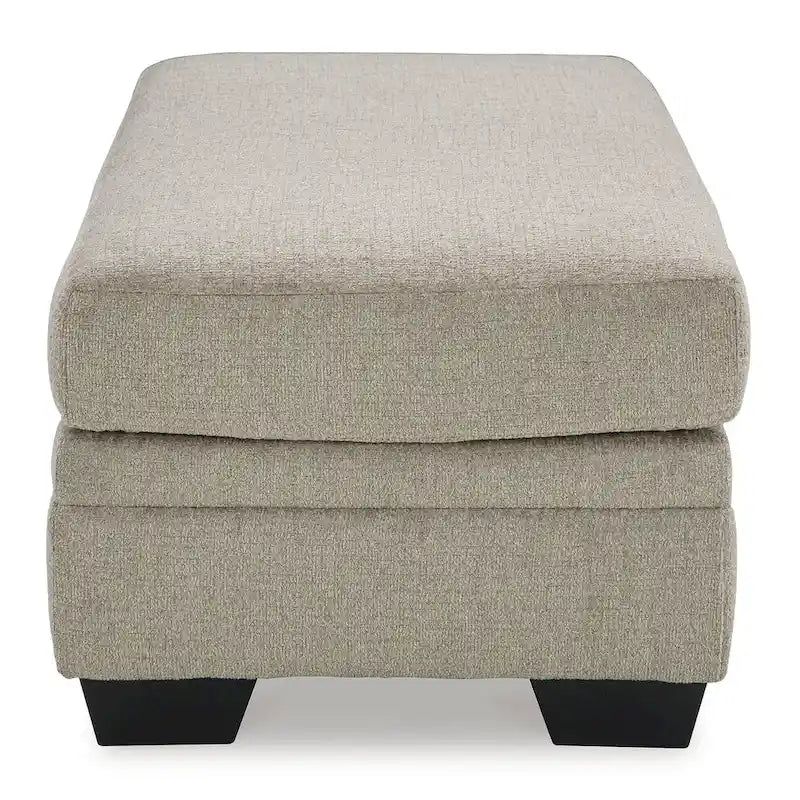 Ensemble de 2 pièces : fauteuil rembourré et pouf