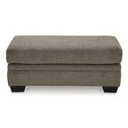 Ensemble de 2 pièces : fauteuil rembourré et pouf