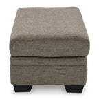 Ensemble de 2 pièces : fauteuil rembourré et pouf