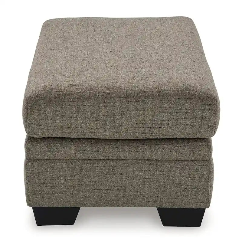 Ensemble de 2 pièces : fauteuil rembourré et pouf