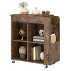 Table d'appoint à 3 niveaux avec étagère de rangement