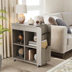 Table d'appoint à 3 niveaux avec étagère de rangement
