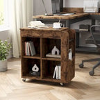 Table d'appoint à 3 niveaux avec étagère de rangement