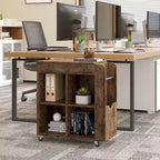 Table d'appoint à 3 niveaux avec étagère de rangement