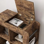Table d'appoint à 3 niveaux avec étagère de rangement