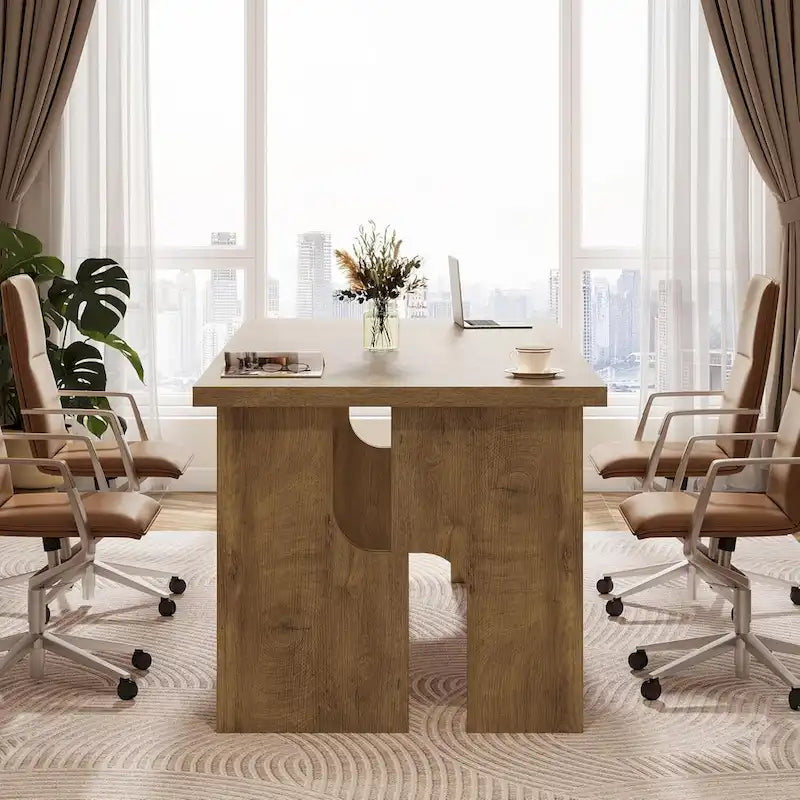 Table de conférence de 63 pouces, table de réunion moderne pour bureau