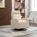 Fauteuil à bascule pivotant et inclinable rembourré