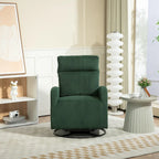 Fauteuil à bascule pivotant et inclinable rembourré