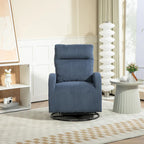 Fauteuil à bascule pivotant et inclinable rembourré