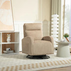 Fauteuil à bascule pivotant et inclinable rembourré