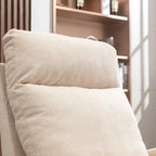 Fauteuil à bascule pivotant et inclinable rembourré