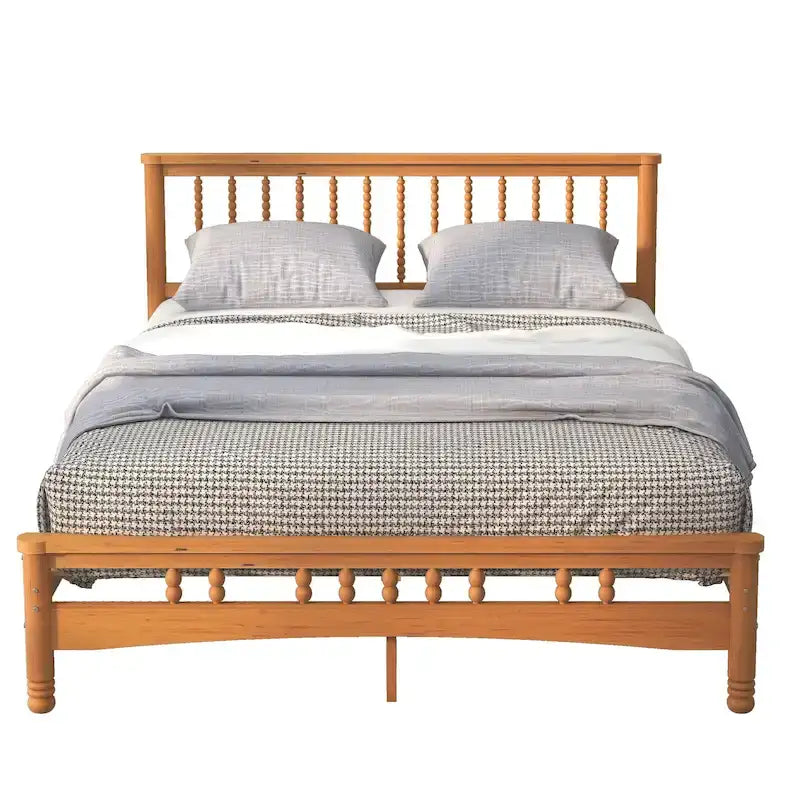 Tête de lit capitonnée ailée avec boutons touffetés