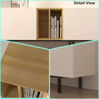Meuble TV 77" avec rangements et station de charge intégrée pour téléviseurs jusqu'à 70"