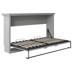 Lit escamotable simple avec armoire pour petits espaces