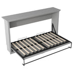 Lit escamotable simple avec armoire pour petits espaces