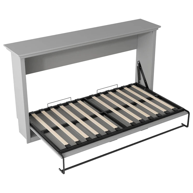 Lit escamotable simple avec armoire pour petits espaces