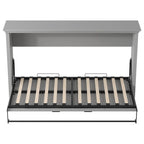 Lit escamotable simple avec armoire pour petits espaces