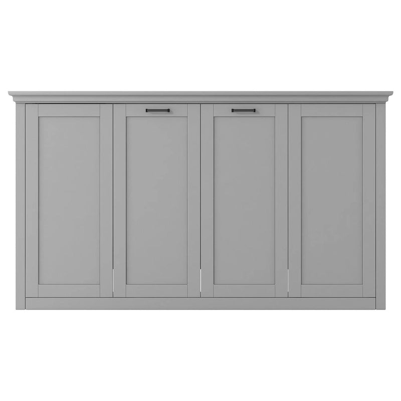 Lit escamotable simple avec armoire pour petits espaces