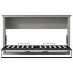 Lit escamotable simple avec armoire pour petits espaces