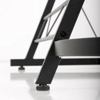Bureau d'angle avec étagère surélevée