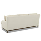 Canapé Mid-Century Modern avec base en bois