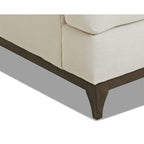 Canapé Mid-Century Modern avec base en bois