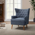 Fauteuil d'appoint transitionnel avec garniture cloutée