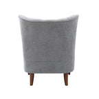 Fauteuil d'appoint transitionnel avec garniture cloutée