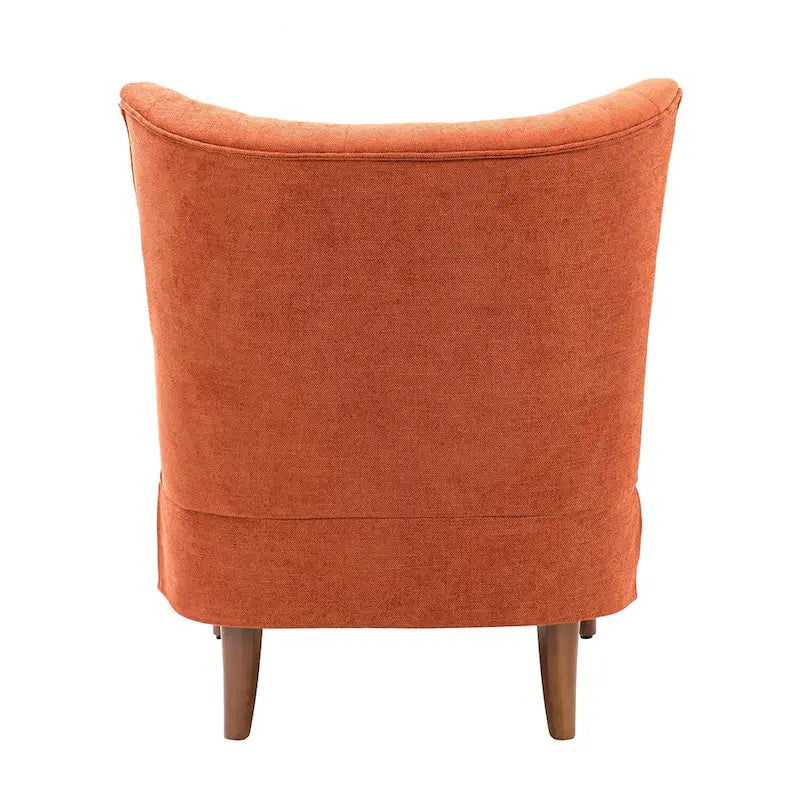 Fauteuil d'appoint transitionnel avec garniture cloutée