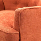 Fauteuil d'appoint transitionnel avec garniture cloutée