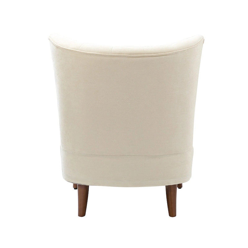 Fauteuil d'appoint transitionnel avec garniture cloutée