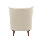 Fauteuil d'appoint transitionnel avec garniture cloutée