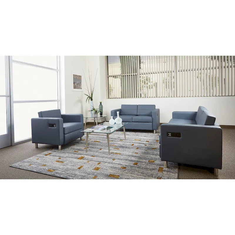 Chaise Canal avec station de recharge USB unique