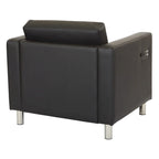 Chaise Canal avec station de recharge USB unique