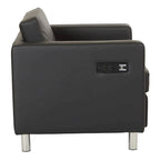 Chaise Canal avec station de recharge USB unique