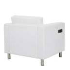 Chaise Canal avec station de recharge USB unique