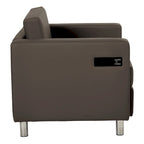 Chaise Canal avec station de recharge USB unique