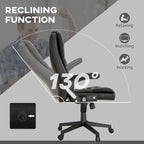 Chaise de bureau de massage vibrant à dossier haut avec 6 points de massage